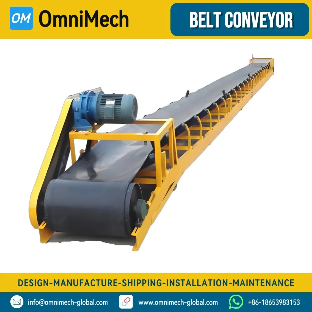 BS-800 Belt Conveyor - The Core Material Transfer Link for Mining & Crushing Lines
