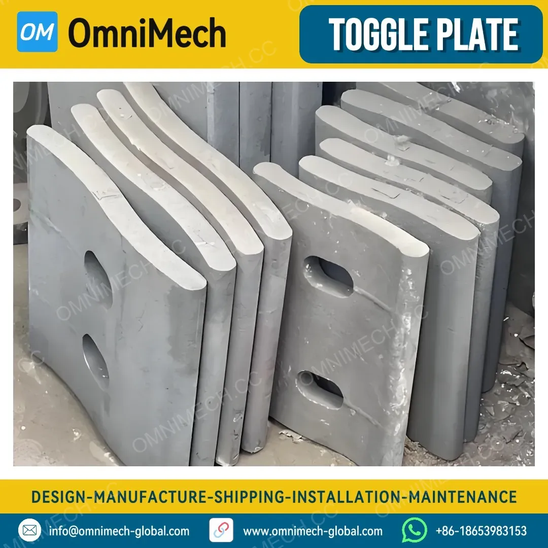 Jaw Plate / Toggle Plate for PE Series Jaw Crusher Image 3