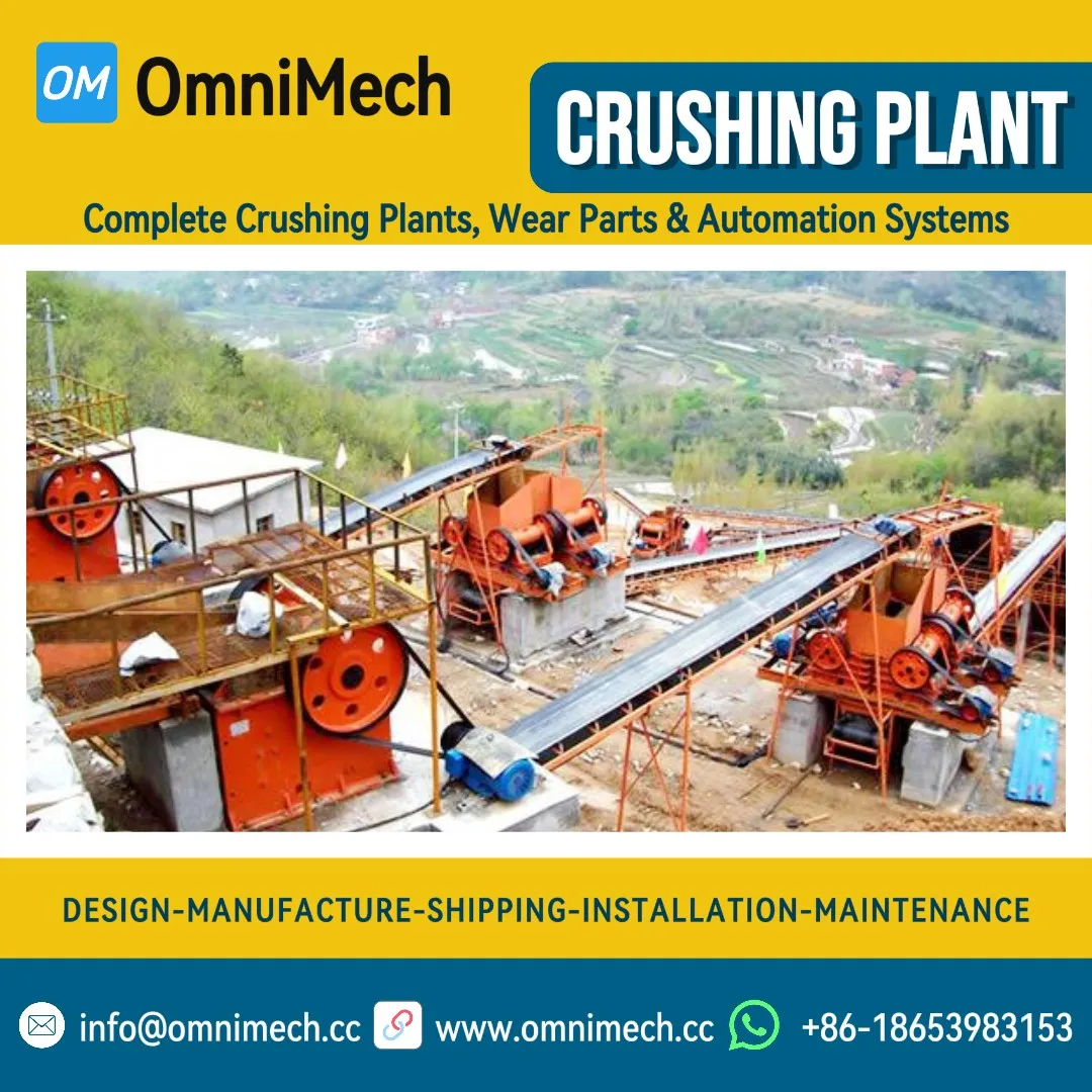 120 TPH River Stone Crushing Plant in Vietnam