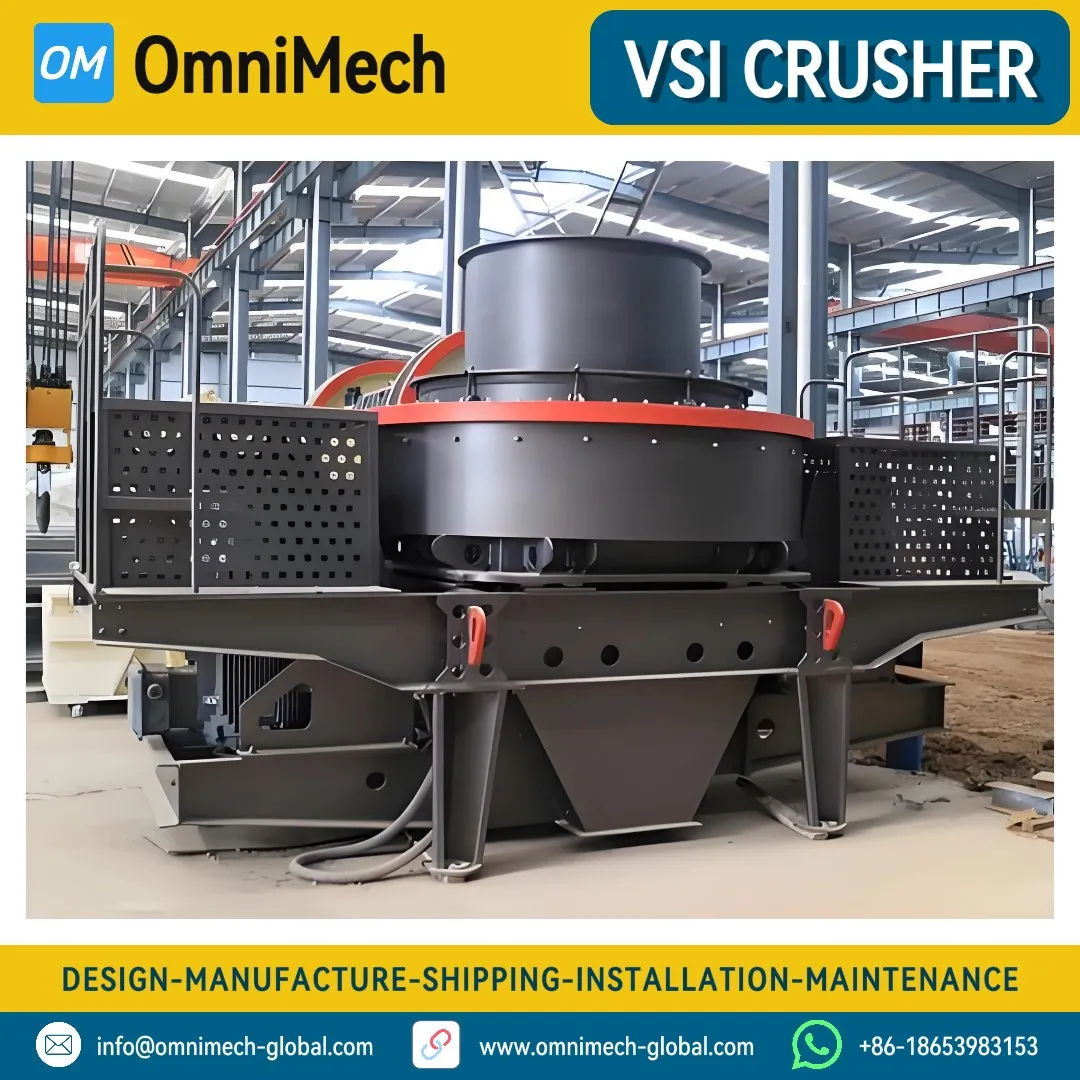 VSI-1145 Vertical Shaft Impact Crusher - Premium Manufactured Sand & Aggregate Shaping Image 5